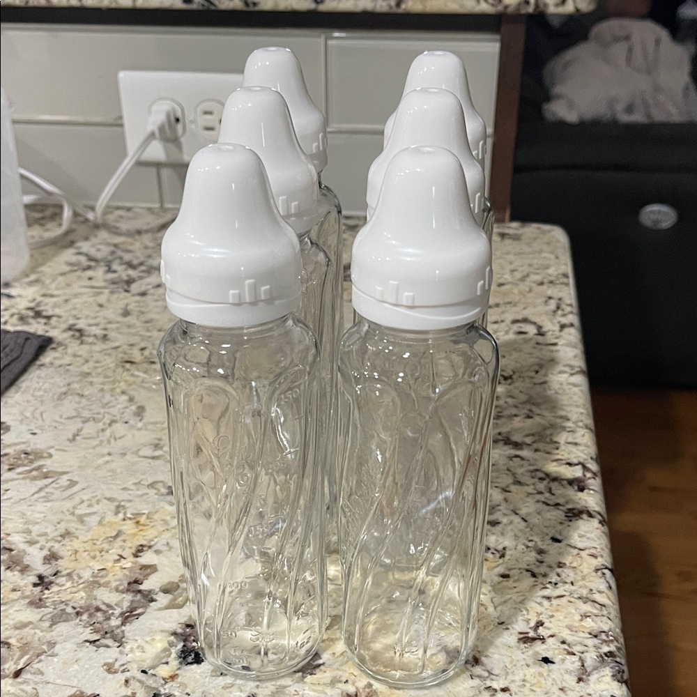 Evenflo Glass 8 oz Bottles